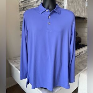 Peter Millar Long Sleeve Collard Polo